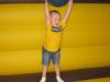 Kolton in the moonbounce 